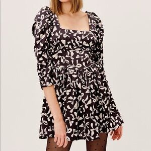 For Love & Lemons Angelica Party Dress Size XXS Bows Girly